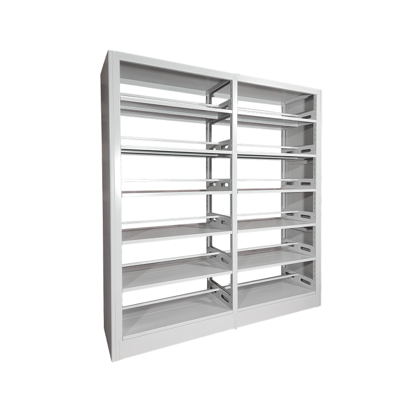 Steel Bookshelf School Library Bookstore Single-Sided Data Rack Archive Rack Floor-Standing Thickened Double-Sided Bookshelf Main frame 2000H*1000L*450W (6 layers)