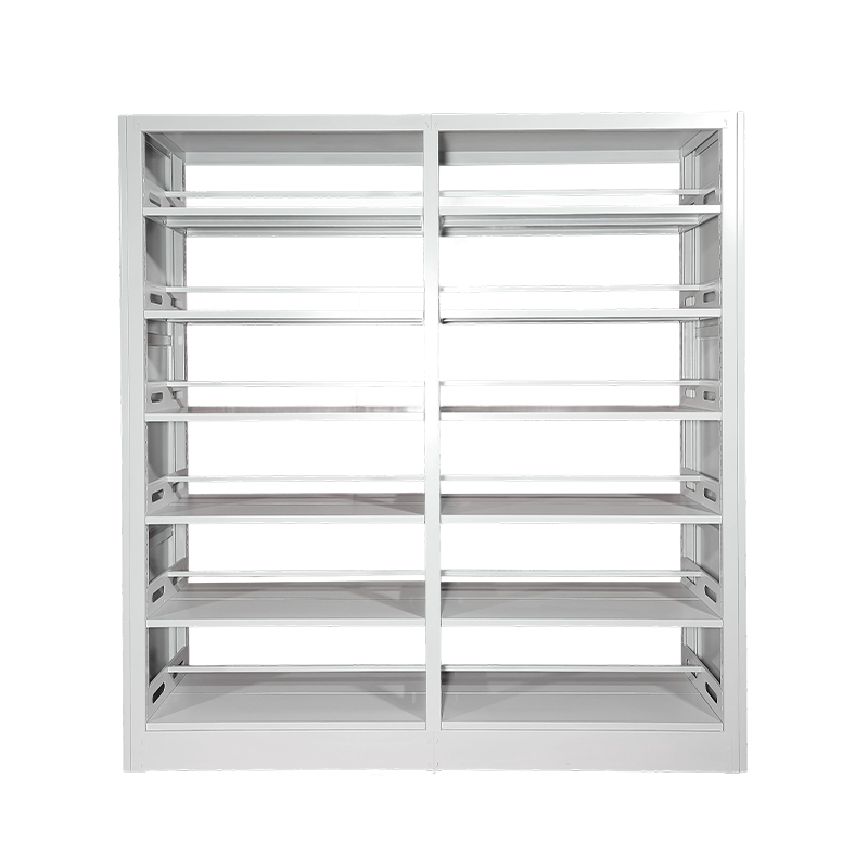 Steel Bookshelf School Library Bookstore Single-Sided Data Rack Archive Rack Floor-Standing Thickened Double-Sided Bookshelf Main frame 2000H*1000L*450W (6 layers)