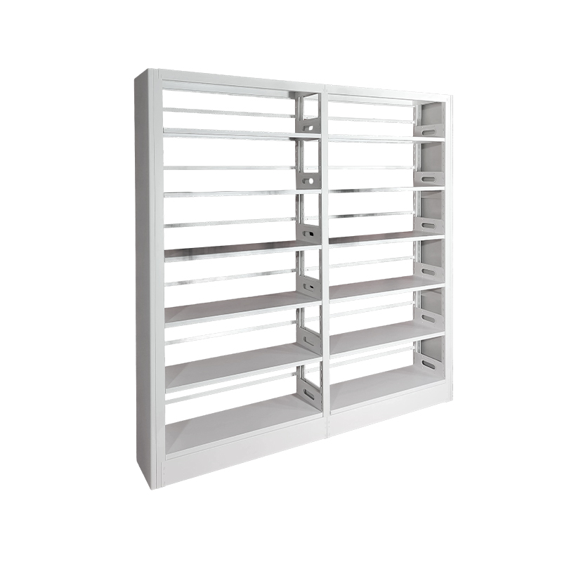 With adjustable shelf heights, how does a steel bookshelf flexibly accommodate books and document boxes of varying sizes?